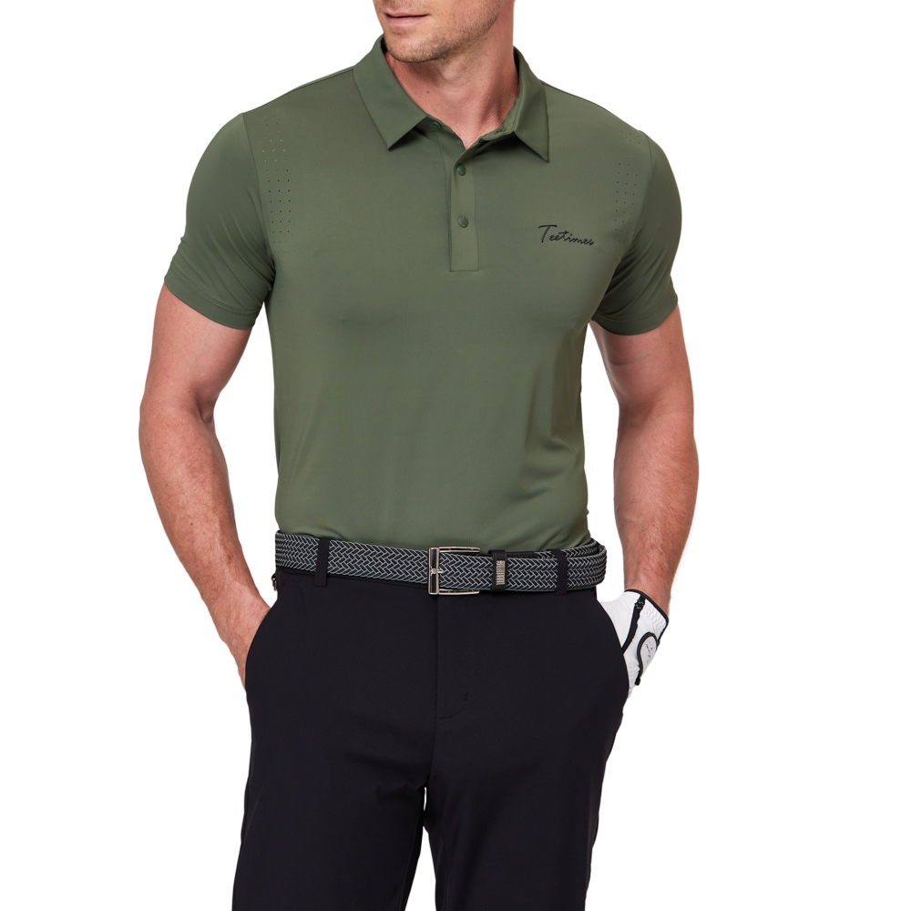 Men's Cooling Shoulder Hole Short-sleeved T-shirt