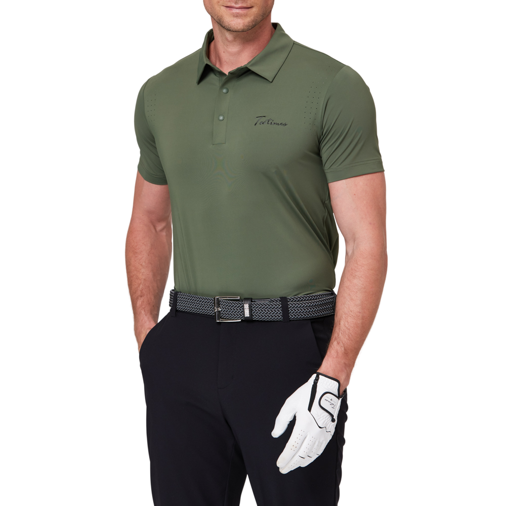 Men's Cooling Shoulder Hole Short-sleeved T-shirt