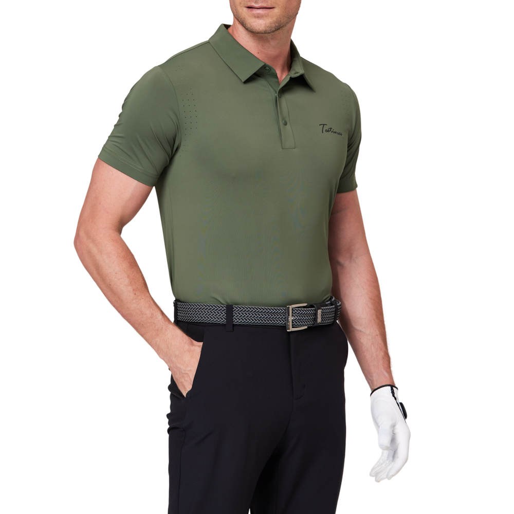 Men's Cooling Shoulder Hole Short-sleeved T-shirt