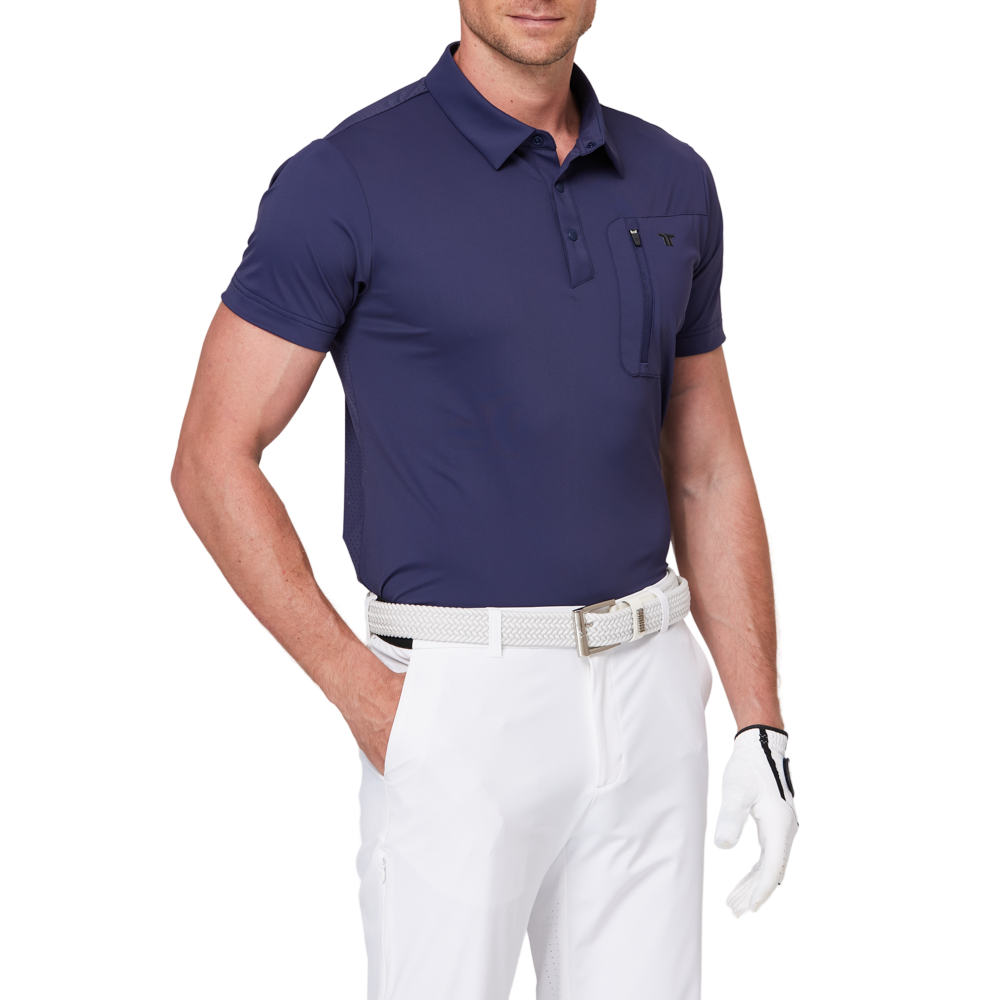 拉鍊口袋透氣短袖