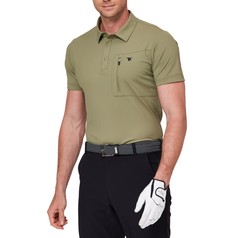 拉鍊口袋透氣短袖