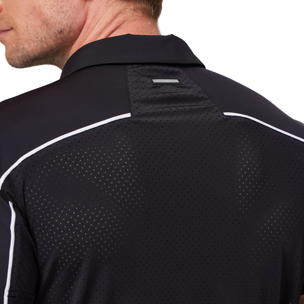 Patchwork breathable short-sleeved shirt