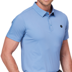 Patchwork breathable short-sleeved shirt