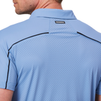 Patchwork breathable short-sleeved shirt