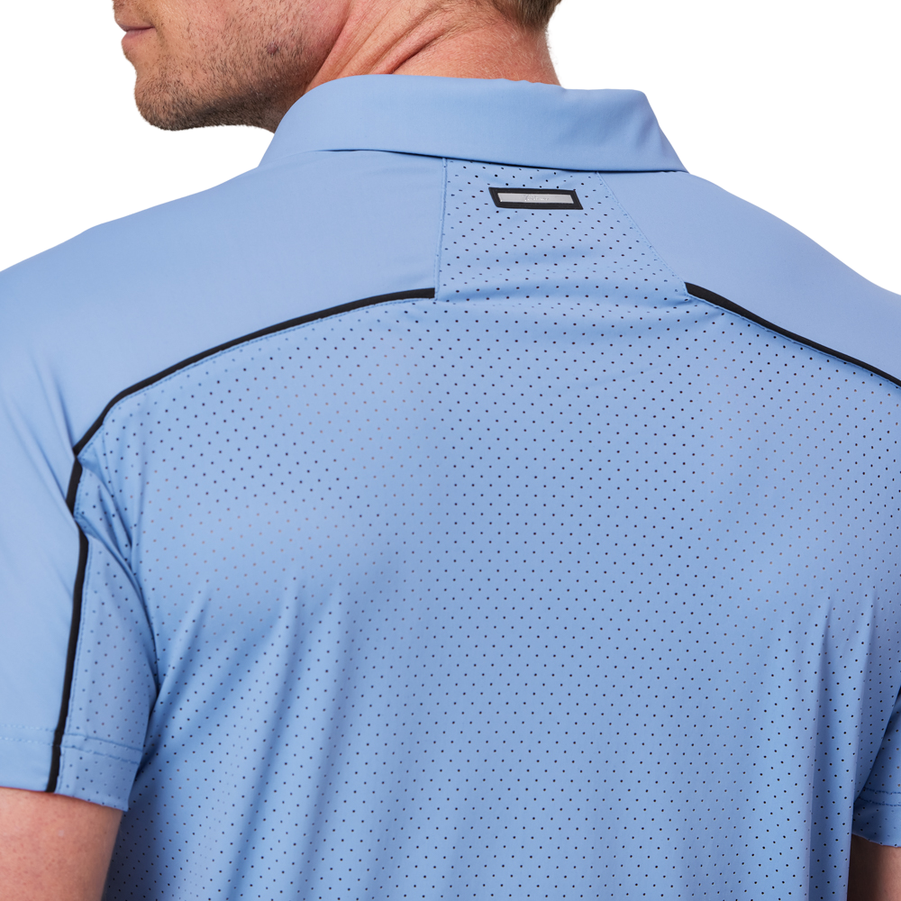 Patchwork breathable short-sleeved shirt