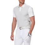 Color-blocked short-sleeved shirt