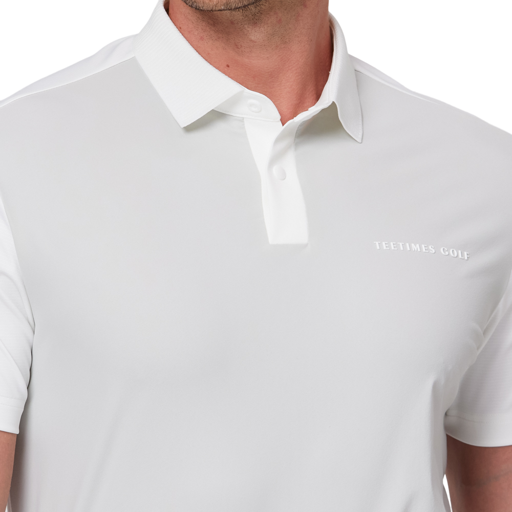 Color-blocked short-sleeved shirt