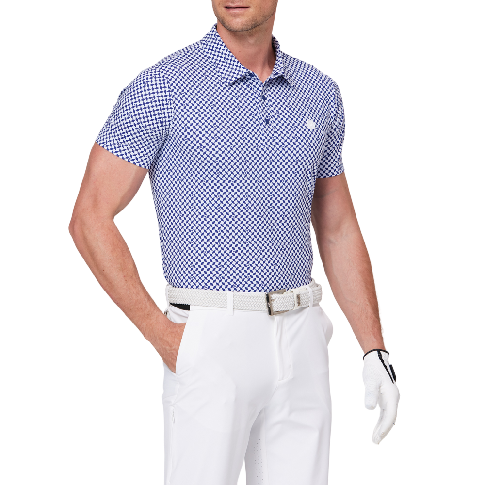 幾何滿版印花短袖