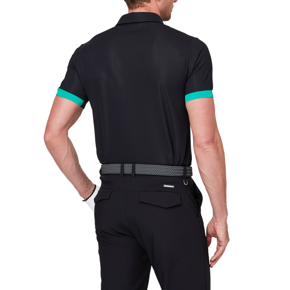 立體口袋拼色短袖