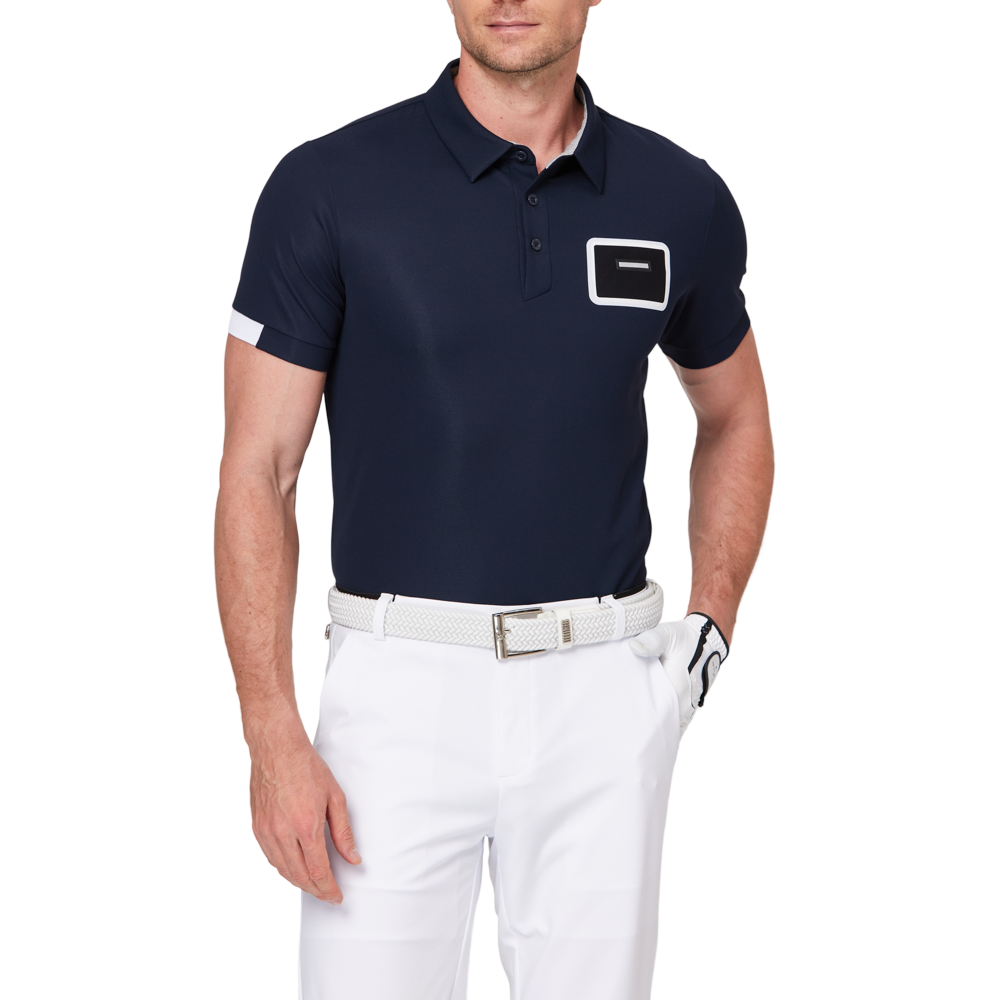 立體口袋拼色短袖