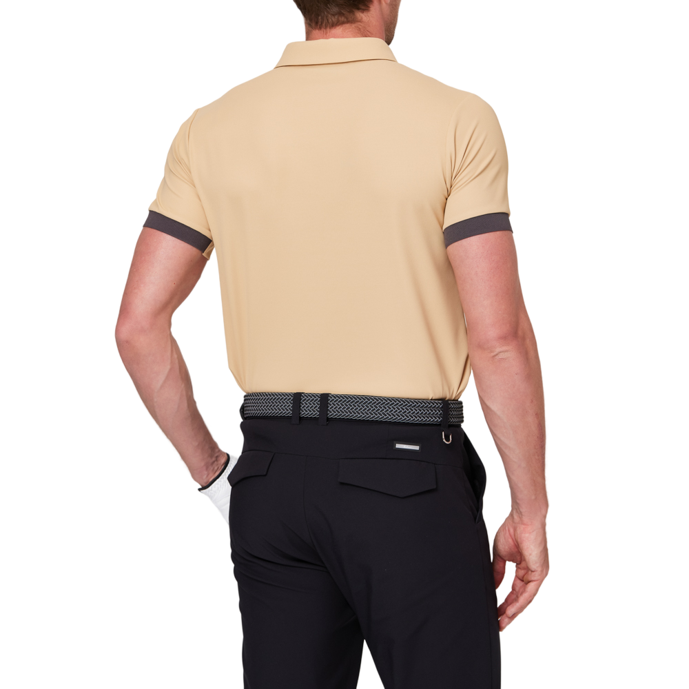 3D Pocket Color Block Short-Sleeve