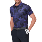 デジタルカモフラージュプリント半袖シャツ