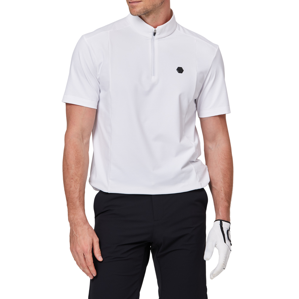 立領半開襟短袖