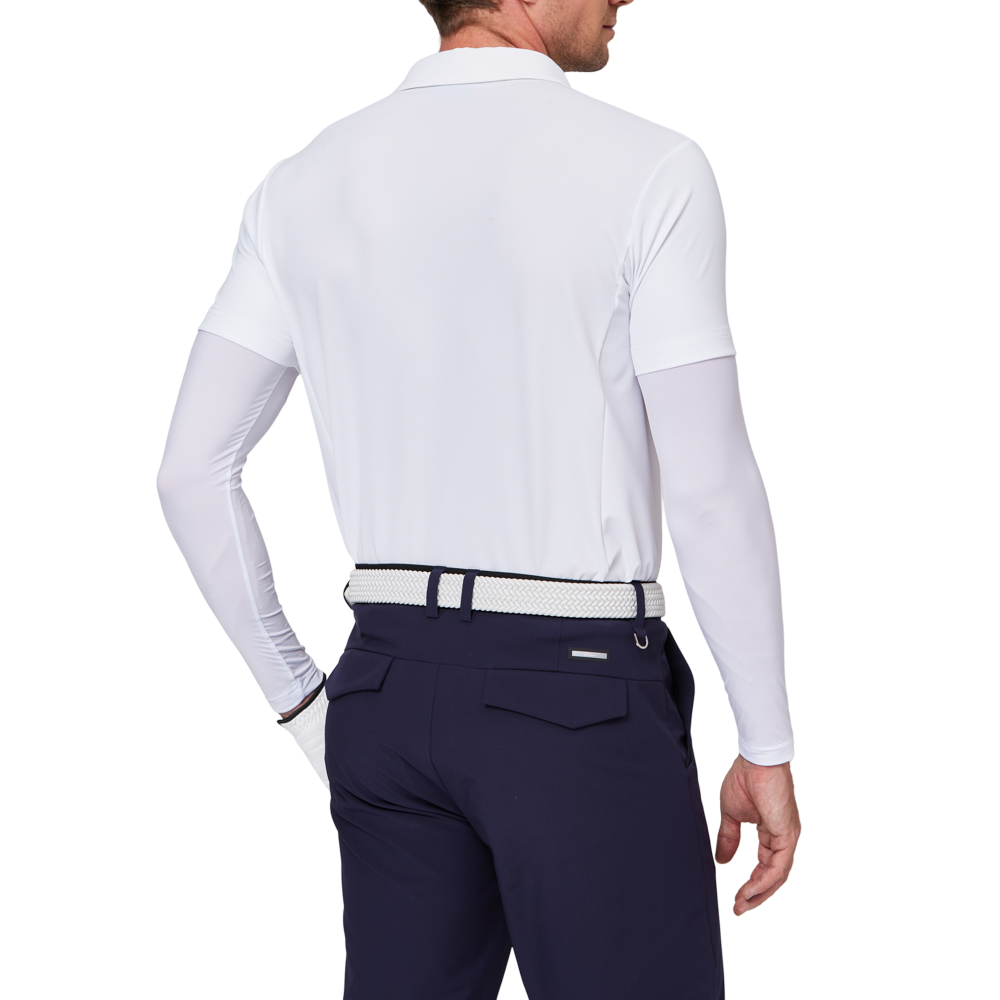 短袖拼接袖套衣