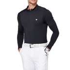 スタンドカラー半袖セーター