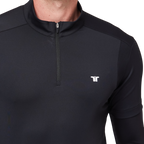 スタンドカラー半袖セーター