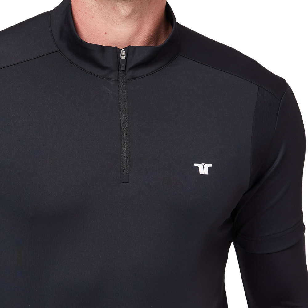 立領半開襟袖套衣