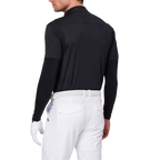 スタンドカラー半袖セーター