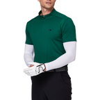 スタンドカラー半袖セーター