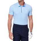 撞色門襟機能短袖