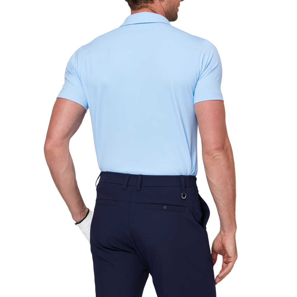 撞色門襟機能短袖