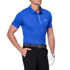 撞色門襟機能短袖