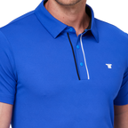 撞色門襟機能短袖