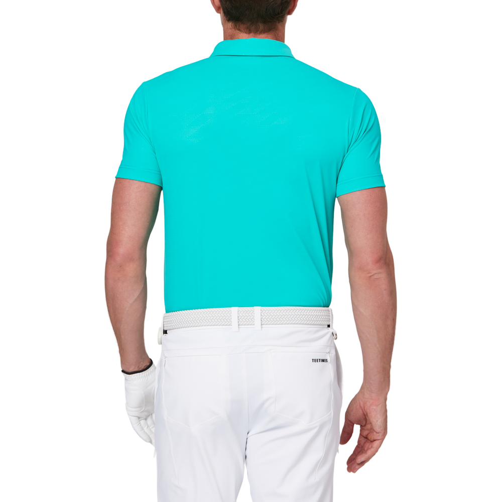 菱形紋涼感提花短袖