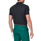 菱形紋涼感提花短袖