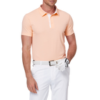 菱形紋涼感提花短袖