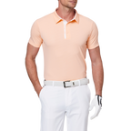 菱形紋涼感提花短袖