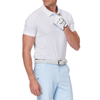 菱形紋涼感提花短袖