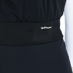 Golf down short-sleeved jacket (black)