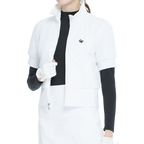 Golf down short-sleeved jacket (white)