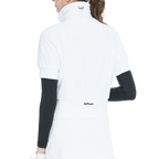 Golf down short-sleeved jacket (white)