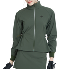 Golf windproof and water-repellent long-sleeved jacket (military green)