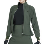 Golf windproof and water-repellent long-sleeved jacket (military green)