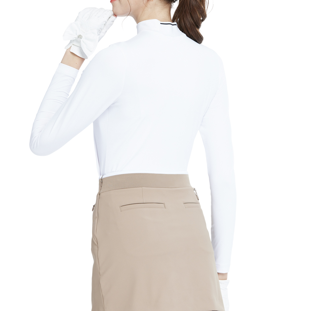 圓領打底長袖衣(白)