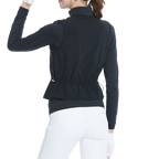 Two-piece vest long-sleeved top (black)