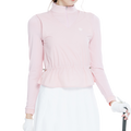 Two-piece long-sleeved vest top (pink)