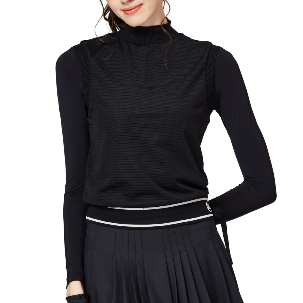 Mesh Faux Two-Piece Sunscreen Ice Silk Sleeve Cover