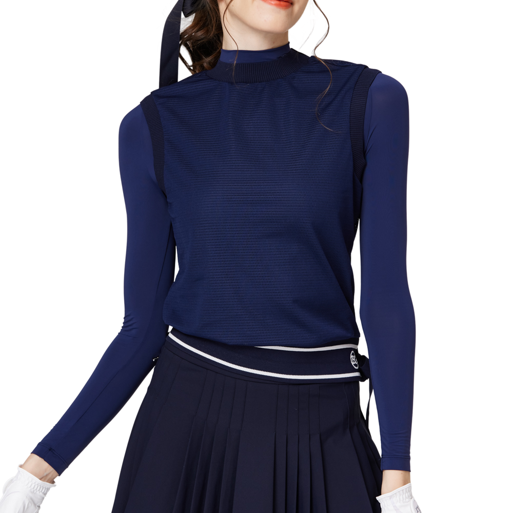 Mesh Faux Two-Piece Sunscreen Ice Silk Sleeve Cover