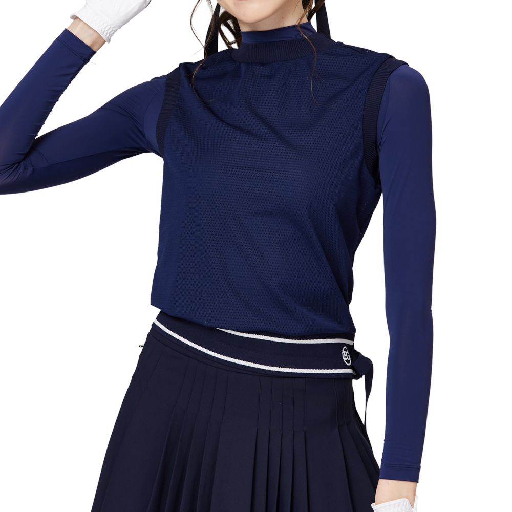 メッシュフェイクツーピース日焼け止めアイスシルクスリーブカバー