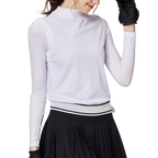 メッシュフェイクツーピース日焼け止めアイスシルクスリーブカバー