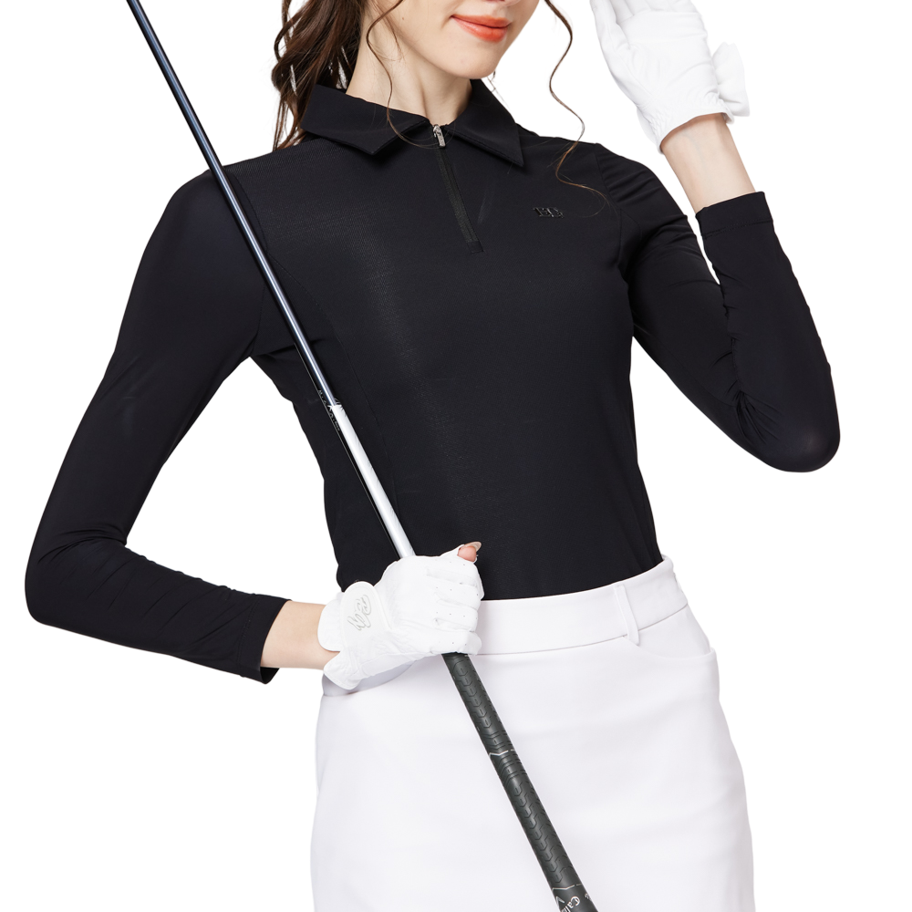 ジッパー付きラペルアイスシルクサンプロテクションスリーブ