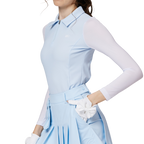 ジッパー付きラペルアイスシルクサンプロテクションスリーブ