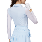 ジッパー付きラペルアイスシルクサンプロテクションスリーブ