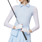 ジッパー付きラペルアイスシルクサンプロテクションスリーブ