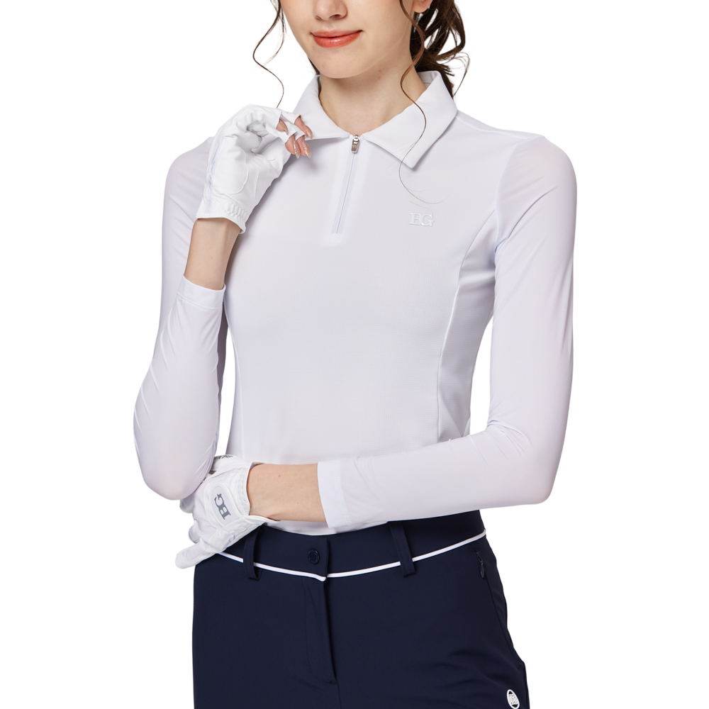 ジッパー付きラペルアイスシルクサンプロテクションスリーブ