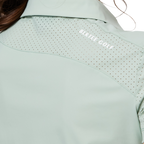 通気性のある襟付きレディース半袖トップス